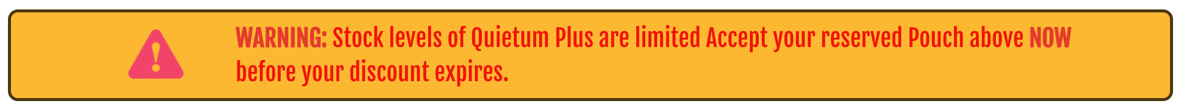 Quietum Plus - WARNING